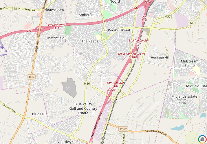 Map location of Brookelands Lifestyle Estate